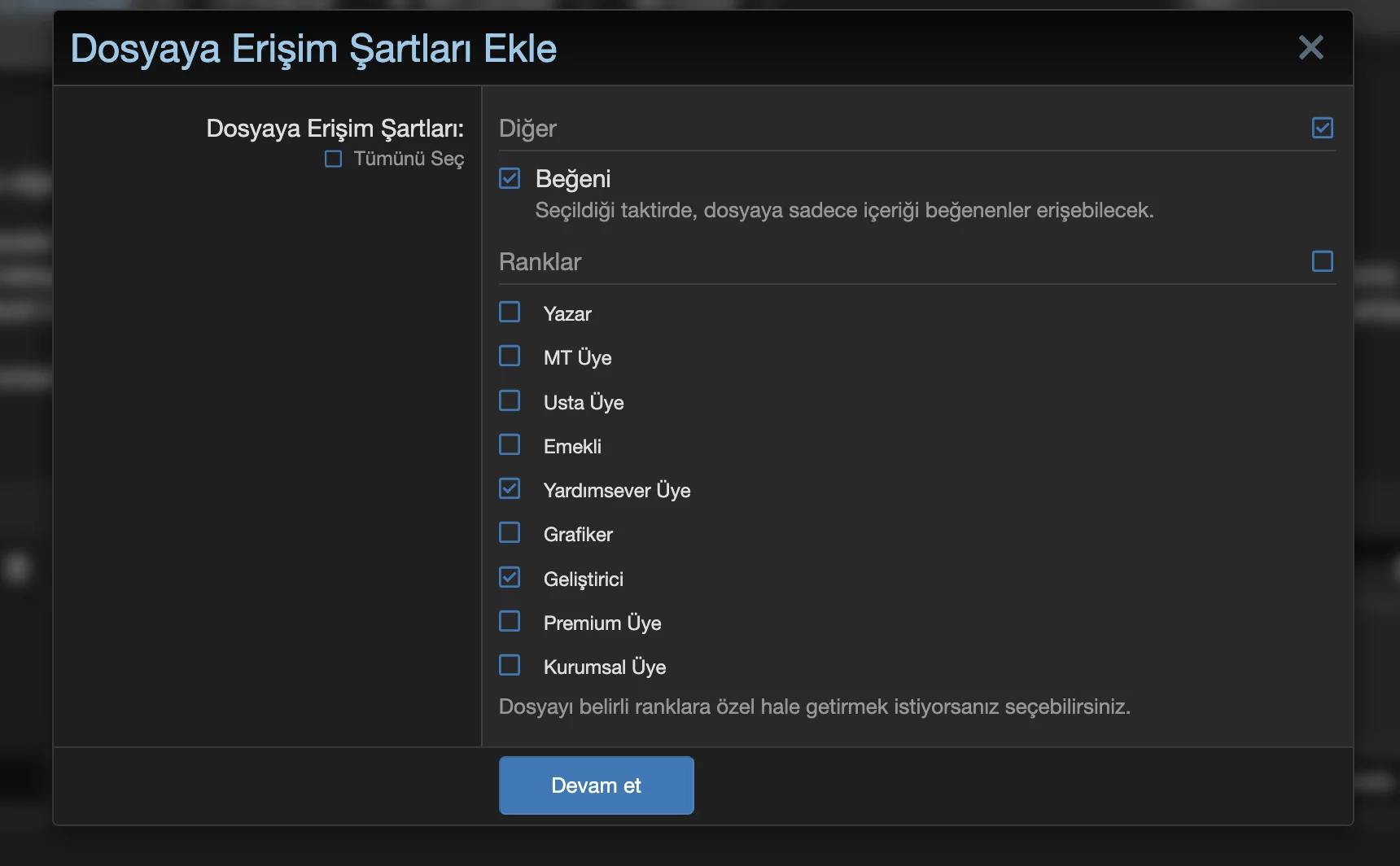 MMO Tutkunları Dosyaya Özel İçerik Ekleme Sayfası.webp