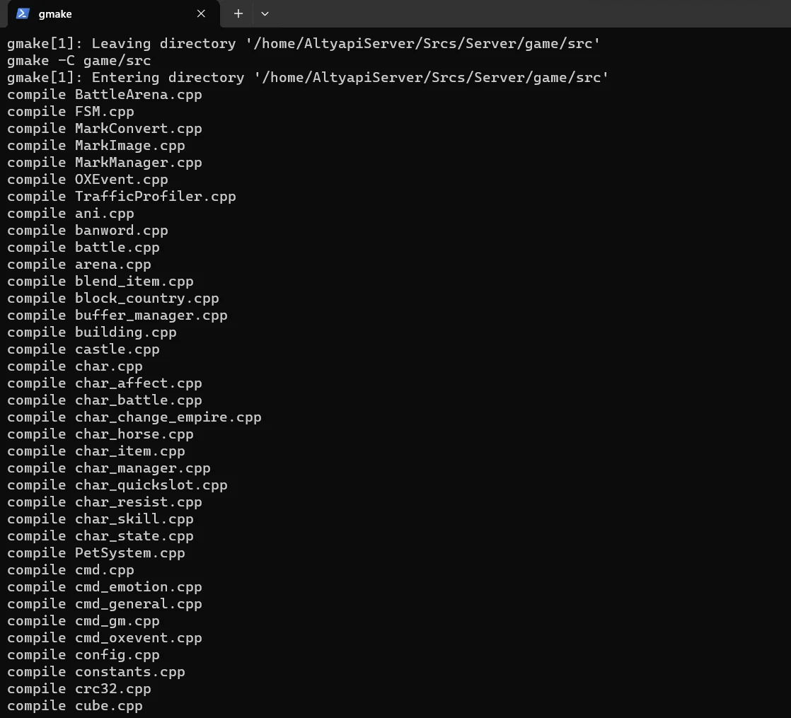 server source warning çözülmüş hali ile derleme yaparken.webp
