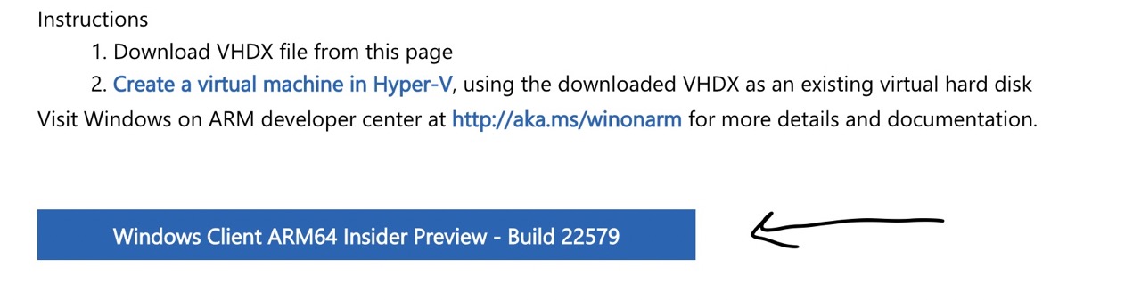 Windows 11 ARM indirme sayfası.jpeg